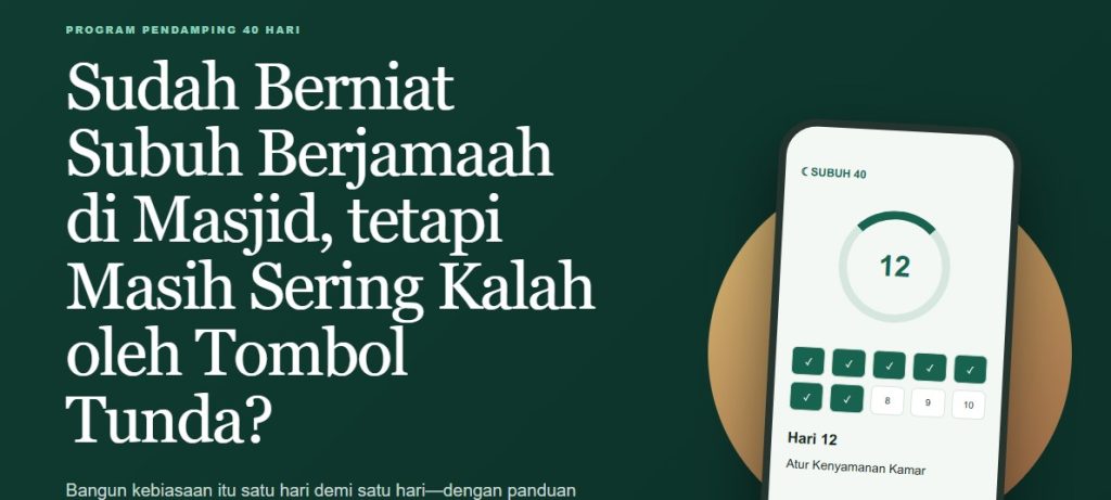 sholat subuh di masjid